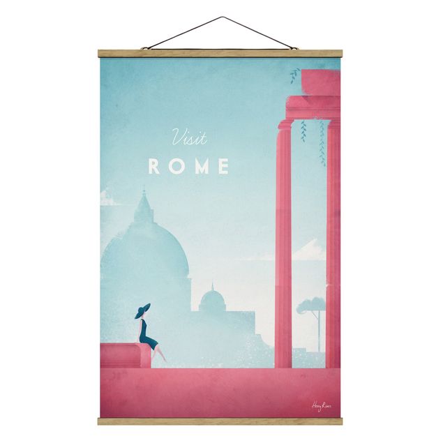 Foto su tessuto da parete con bastone - Poster Travel - Rome - Verticale 3:2