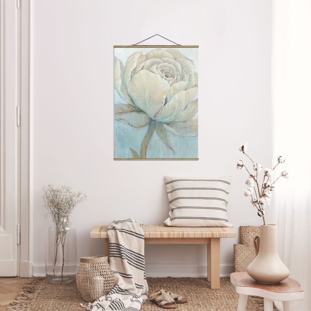 Foto su tessuto da parete con bastone - English Rose pastello - Verticale 4:3