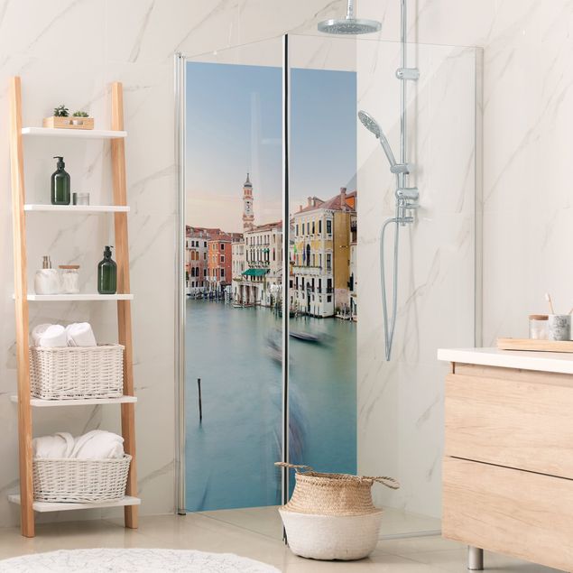 Rivestimenti per doccia alluminio dibond Vista sul Canal Grande dal Ponte di Rialto Venezia
