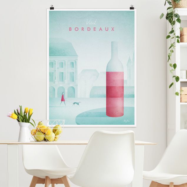 Poster illustrazioni Poster di viaggio - Bordeaux