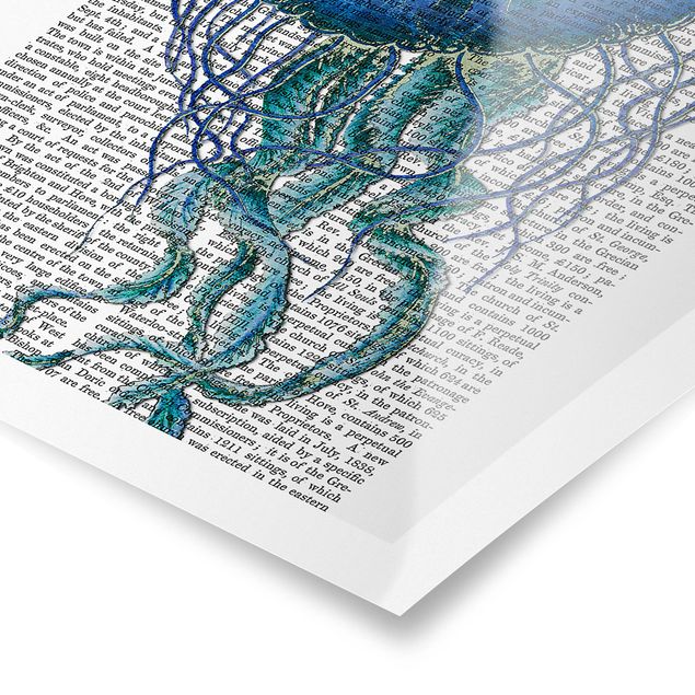 Poster - Reading Animal - Medusa - Quadrato 1:1