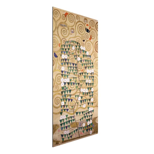 Stampa su alluminio spazzolato - Gustav Klimt - Design per lo Stocletfries - Verticale 2:1
