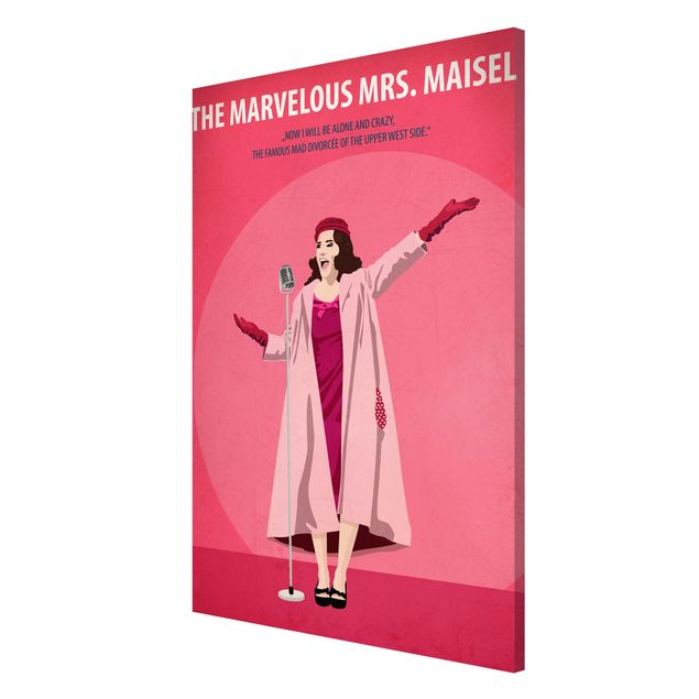 Lavagna magnetica - Poster del film La signora Marvelous Maisel - Formato verticale 2:3