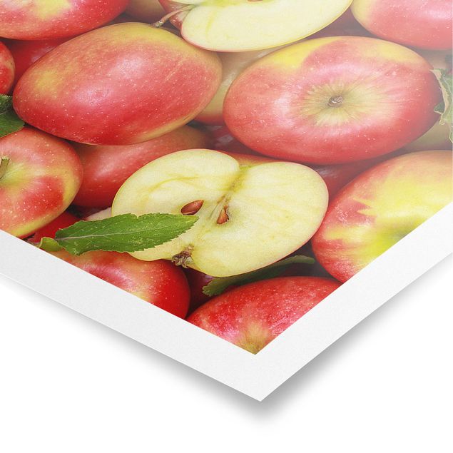 Poster - succosa mela - Quadrato 1:1