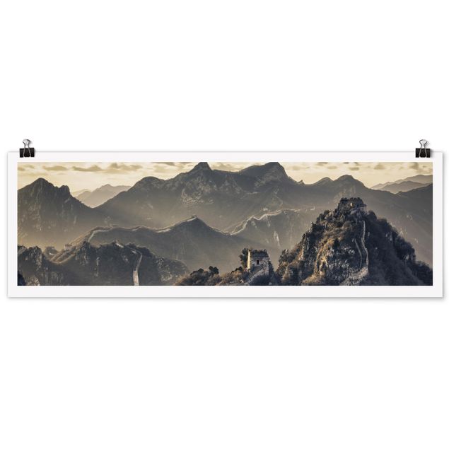 Poster - La Grande Muraglia cinese - Panorama formato orizzontale