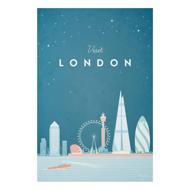 Stampa su Forex - Poster Viaggio - Londra - Verticale 3:2