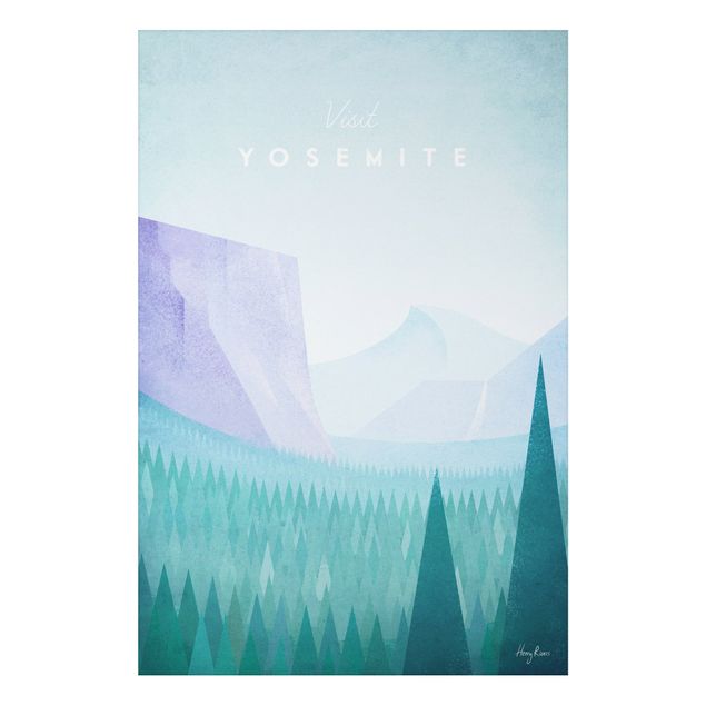 Stampa su alluminio - Poster Viaggi - Yosemite Park - Verticale 3:2