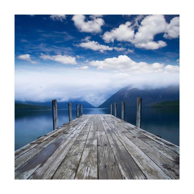 Tappeto blu soggiorno Parco nazionale dei laghi Nelson