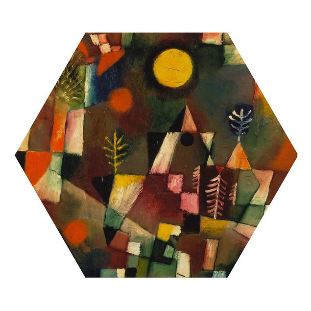 Esagono in legno - Paul Klee - La Luna Piena