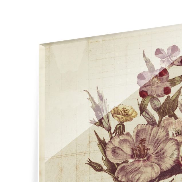 Paraschizzi in vetro - Vintage Letter Bouquet