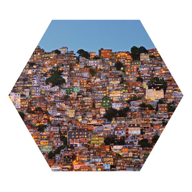 Esagono in forex - Rio De Janeiro favela Sunset