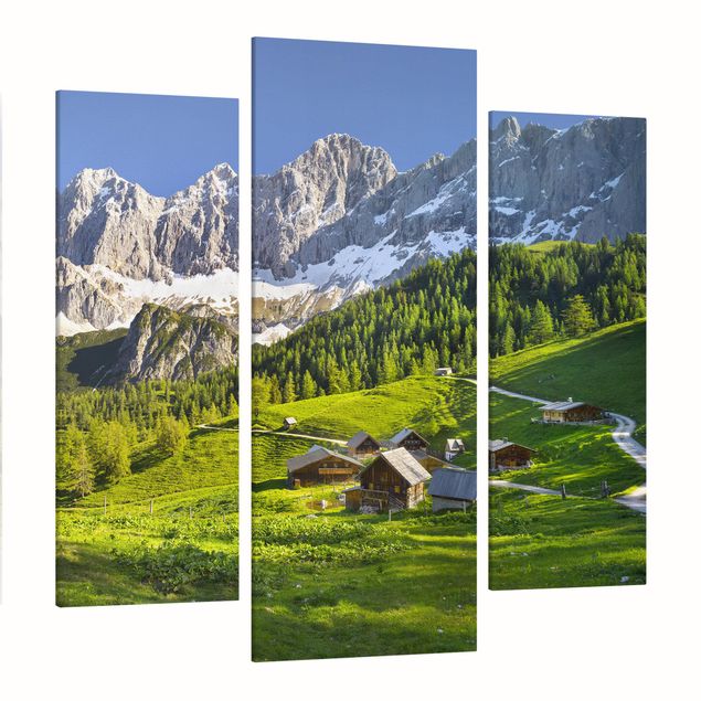 Quadri moderni per soggiorno Prato alpino della Stiria