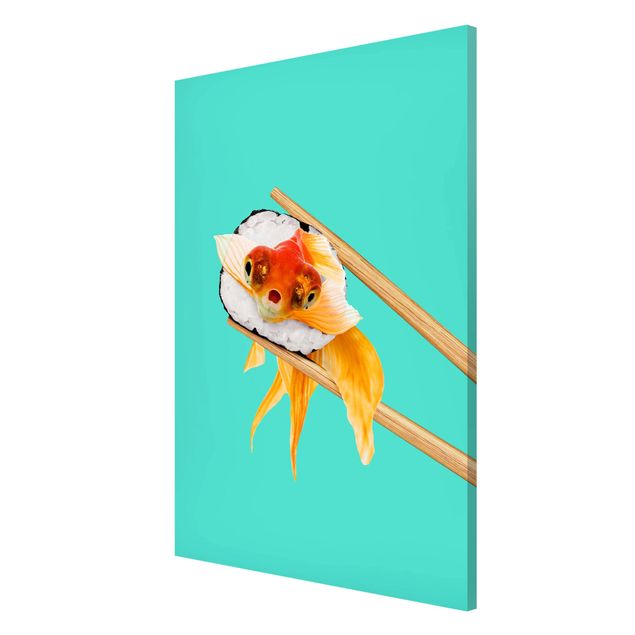 Lavagna magnetica - Sushi con Goldfish - Formato verticale 2:3