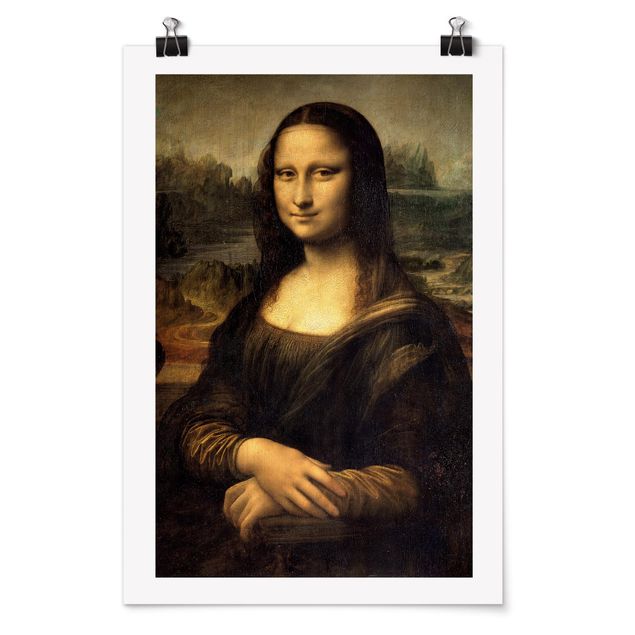 Poster - Leonardo Da Vinci - Monna Lisa - Verticale 3:2