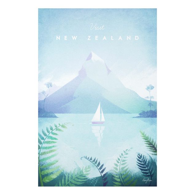 Stampa su Forex - Poster Viaggi - Nuova Zelanda - Verticale 3:2