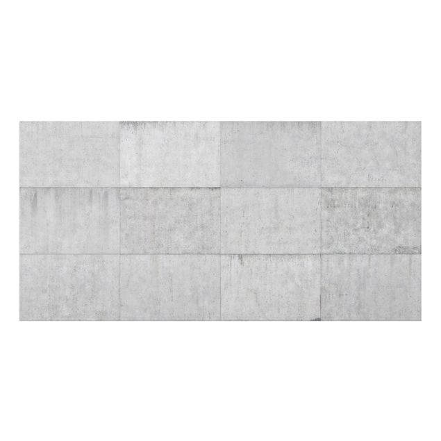 Paraschizzi in vetro - Concrete Tile Look Gray