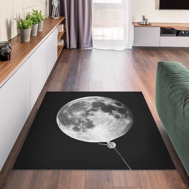 Tappeti moderni soggiorno Palloncino con luna