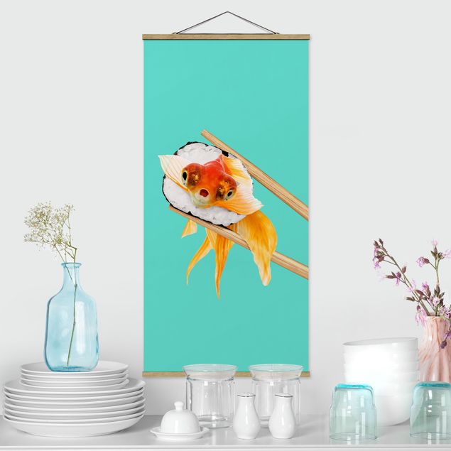quadri con animali Sushi con pesce rosso