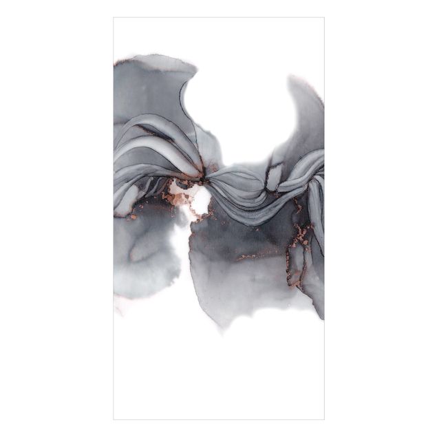 Rivestimento per doccia - Medusa nera con calcocite