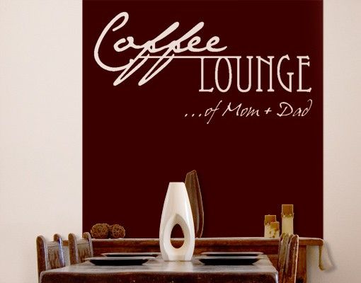 Adesivo murale no.CA27 Your Own Words Coffee Lounge II