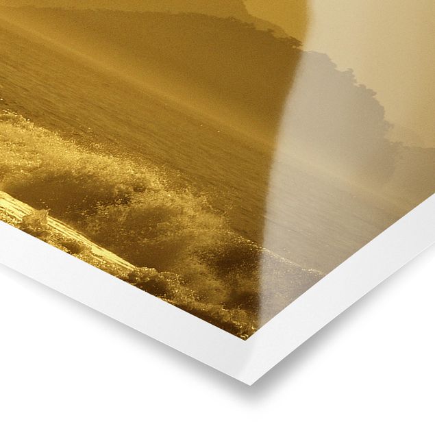 Poster - Costa d'oro - Panorama formato orizzontale