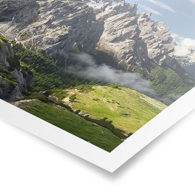 Poster - Alpi italiane - Quadrato 1:1