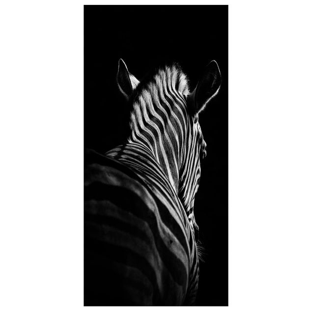 Tenda a pannello - Scuro silhouette zebra - 250x120cm