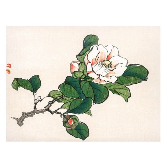 Lavagna magnetica - Asian Vintage Disegno Apple Blossom - Formato orizzontale 3:4