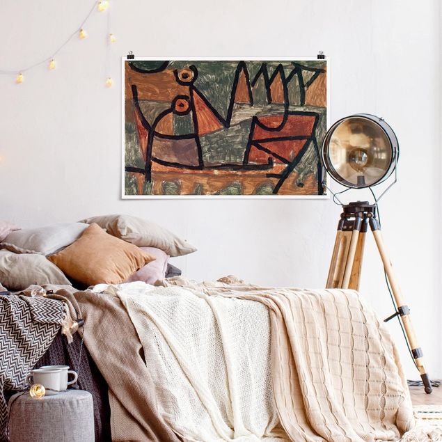 Abstrakte Malerei Paul Klee - Sinistro viaggio in barca