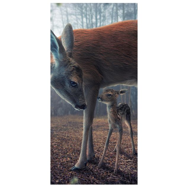 Tenda a pannello - Mother and Fawn - 250x120cm