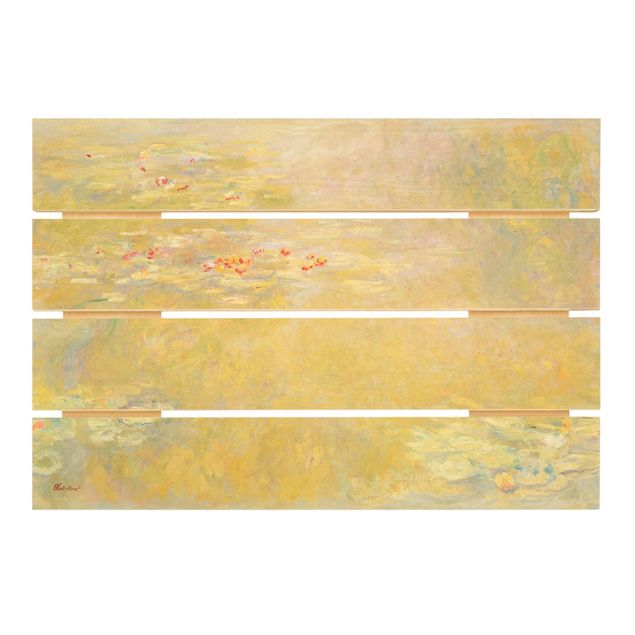 Stampa su legno - Claude Monet - Laghetto delle ninfee - Orizzontale 2:3
