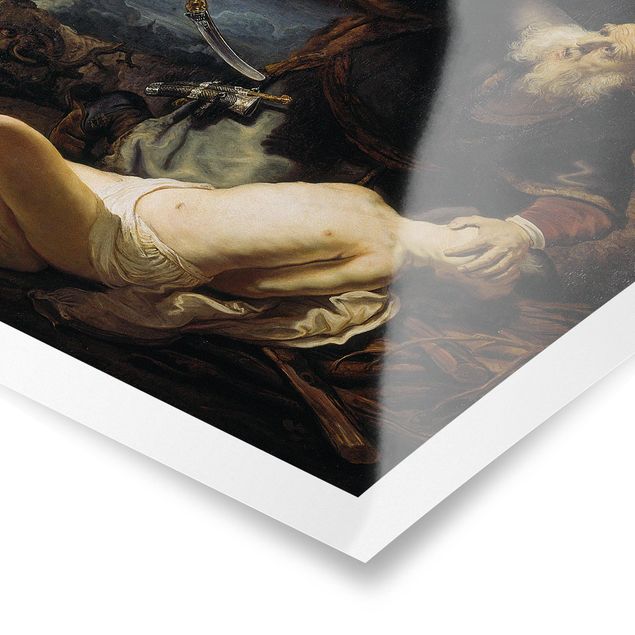 Poster - Rembrandt van Rijn - Il sacrificio di Isacco - Verticale 3:2