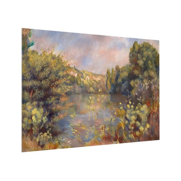 Paraschizzi in vetro - Auguste Renoir - Landscape With Lake