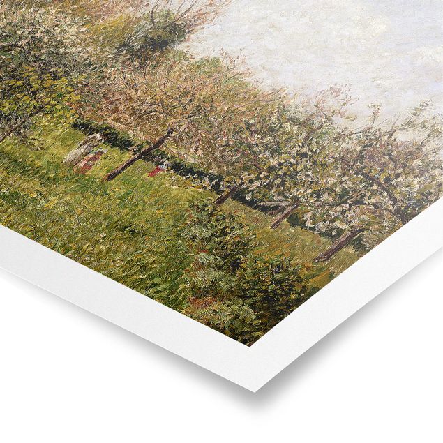 Poster - Camille Pissarro - Primavera in Eragny - Orizzontale 3:4