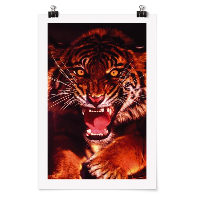 Poster - Tiger Wild - Verticale 3:2