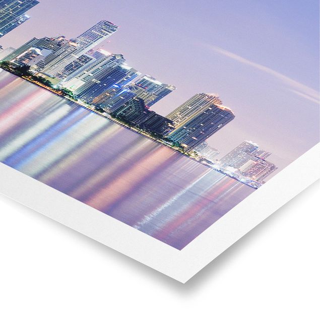 Poster - Viola Miami Beach - Panorama formato orizzontale