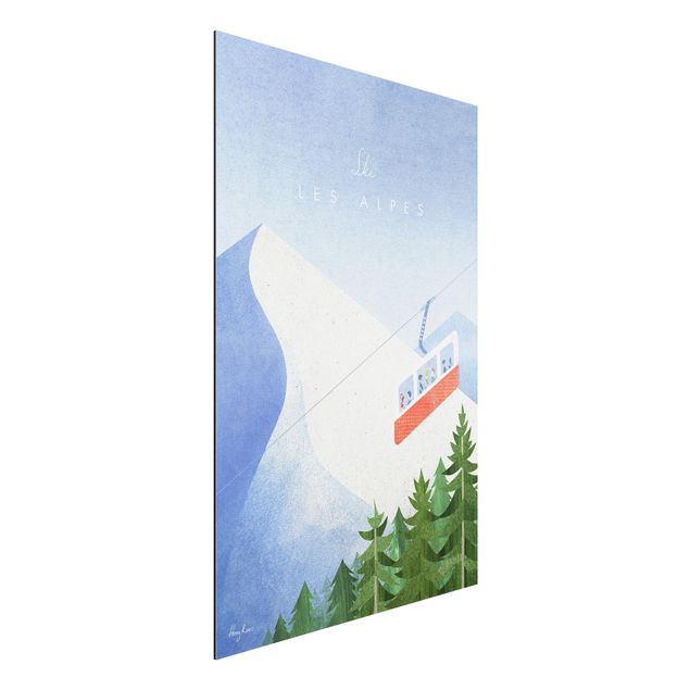 Stampa su alluminio - Poster di viaggio - Alpi