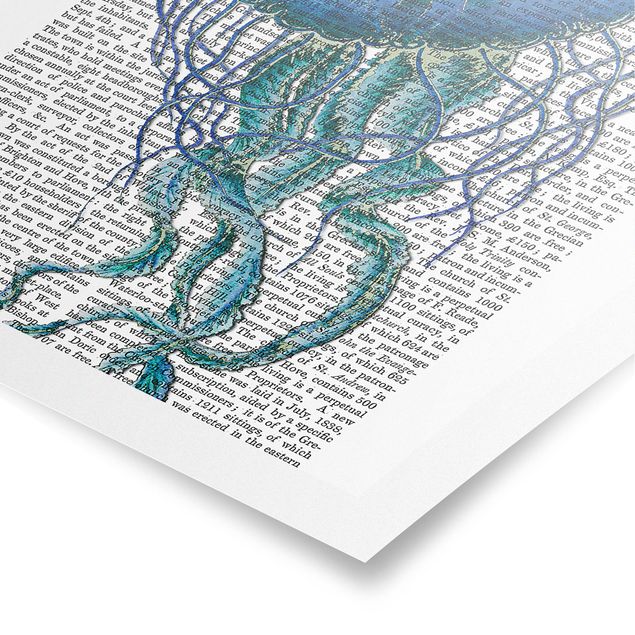 Poster - Reading Animal - Medusa - Quadrato 1:1