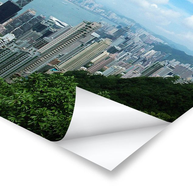 Poster - Guardando Hong Kong - Panorama formato orizzontale