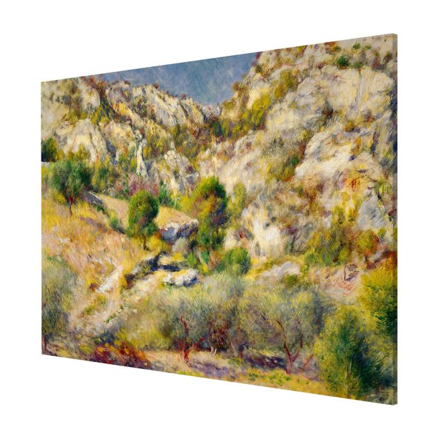Lavagna magnetica - Auguste Renoir - Rock In Estaque - Formato orizzontale 3:4