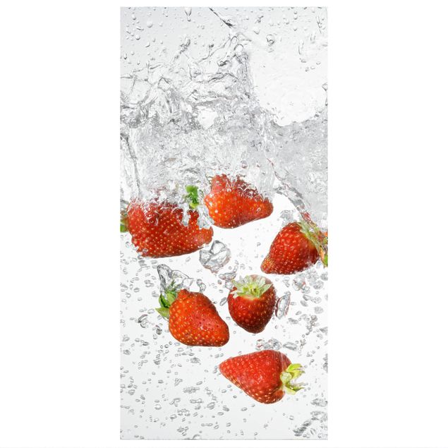 Tenda a pannello - Fresh Strawberries In Water - 250x120cm