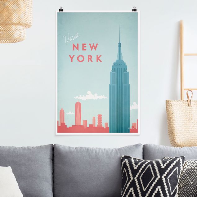 Poster illustrazioni Poster di viaggio - New York