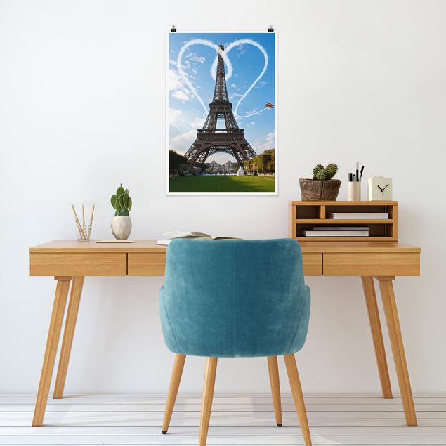 Poster - Parigi - Città Of Love - Verticale 3:2