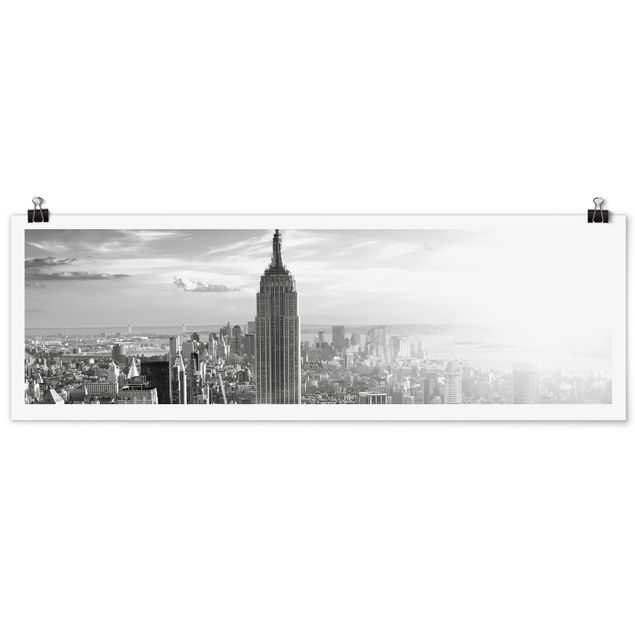 Poster - skyline di Manhattan - Panorama formato orizzontale