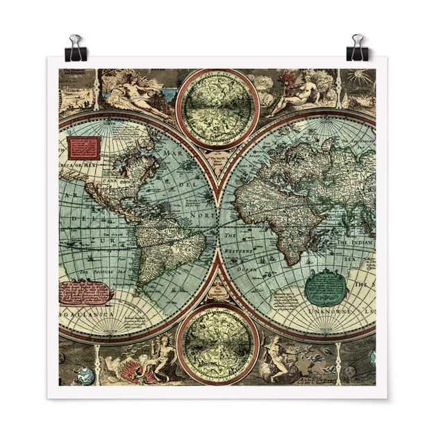 Poster - Il Vecchio Mondo - Quadrato 1:1