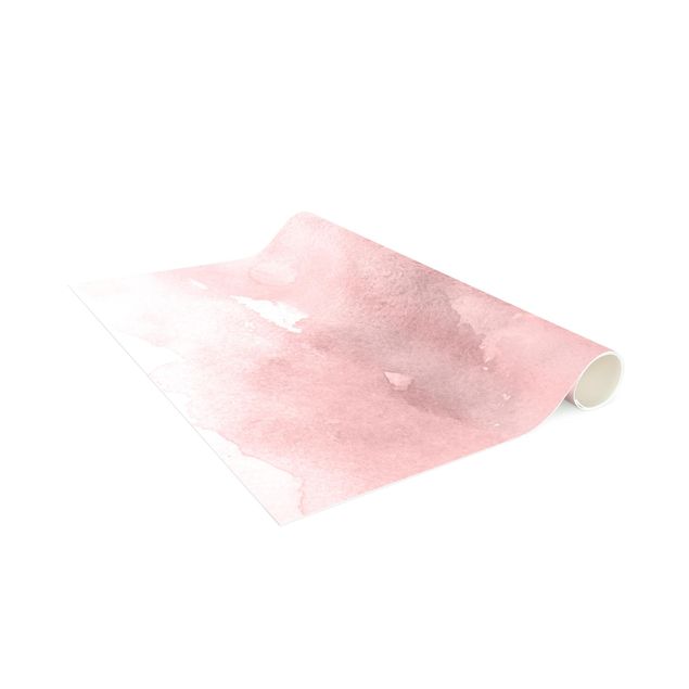 Tappeti rosa Acquerello Rosa Zucchero filato