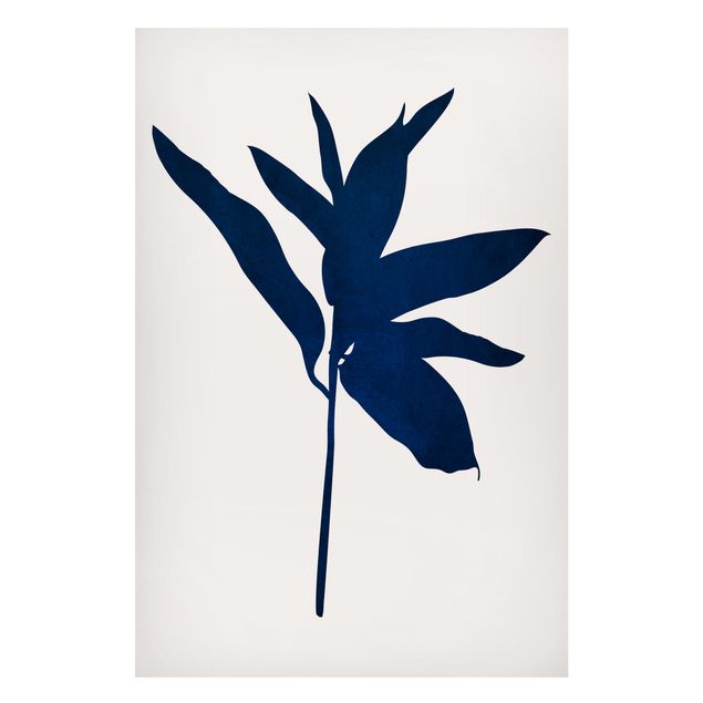 Lavagna magnetica - Mondo vegetale grafico - Blu