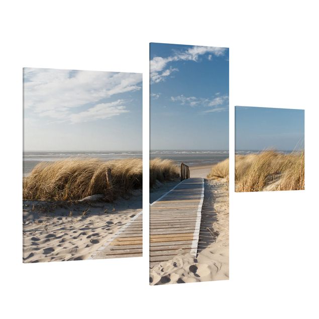Quadri su tela Spiaggia del Mar Baltico