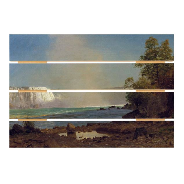 Stampa su legno - Albert Bierstadt - Cascate del Niagara - Orizzontale 2:3