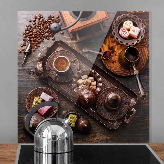 paraschizzi in vetro magnetico Caffè turco